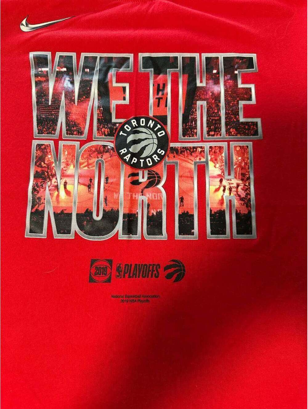 Nike Toronto Raptors We The North 2019 Playoffs Dri-FIT T-Shirt – Size S